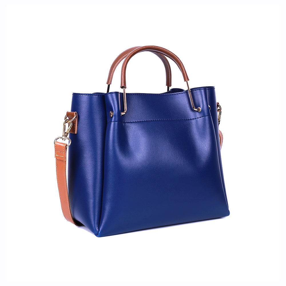 Women's PU Leather Plain Hand Bag