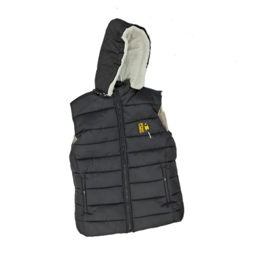 1 Pc Men's Parachute Plain Sleeveless Jacket