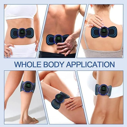 EMS Butterfly Rechargeable Massager – Compact, Wireless Relief for Muscles & Stress