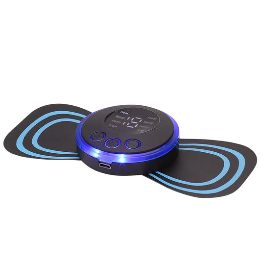 EMS Butterfly Rechargeable Massager – Compact, Wireless Relief for Muscles & Stress