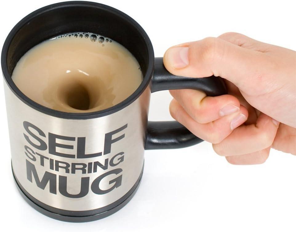 Self Stirring Mug - 1 Pc Insulated Travel Mug for Effortless Mixing